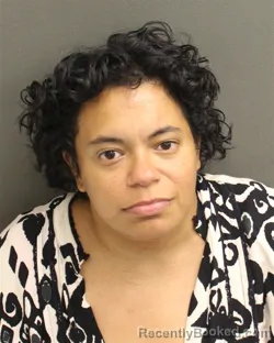 Mugshot of Krystina Gonzalez booked in Orange County, Florida on September 15, 2026