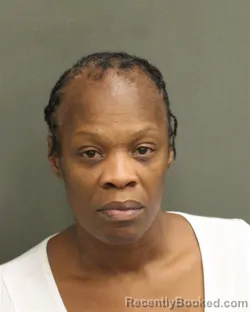 Mugshot of Acquanette Laquana Benjamin booked in Orange County, Florida on September 16, 2026