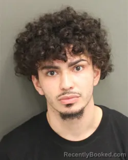 Mugshot of Jayson Daniel Diaz booked in Orange County, Florida on September 16, 2026