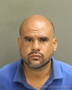 Mugshot of Roberto Gabriel Quintero booked in Orange County, Florida on September 16, 2026