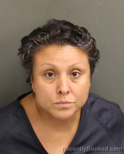 Mugshot of Jacqueline Mantilla booked in Orange County, Florida on September 16, 2026