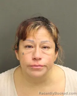 Mugshot of Ingrid Vanessa Charry booked in Orange County, Florida on September 16, 2026