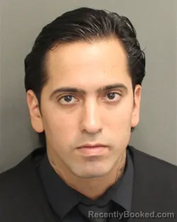 Mugshot of Andres Eduardo Graciafernandez booked in Orange County, Florida on September 16, 2026