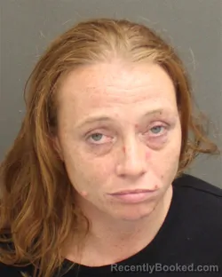 Mugshot of Amber Christine Opdahl booked in Orange County, Florida on September 16, 2026