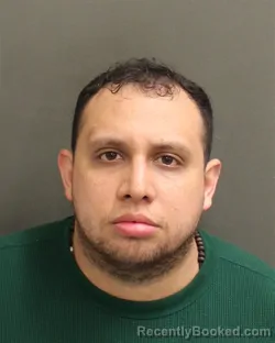 Mugshot of Pedro Andres Castro Galvis booked in Orange County, Florida on September 17, 2026