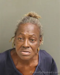 Mugshot of Kathy Joe Moore booked in Orange County, Florida on September 18, 2026