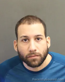 Mugshot of Joaquin Andres Hernandez booked in Orange County, Florida on September 18, 2026