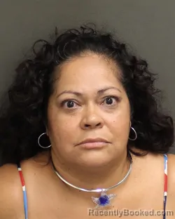 Mugshot of Wendolynn Velezromero booked in Orange County, Florida on September 18, 2026