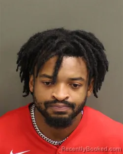 Mugshot of Rahshaun Poindexter booked in Orange County, Florida on September 19, 2026