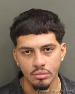 Mugshot of Ruandy Gabriel Candelario booked in Orange County, Florida on September 19, 2026