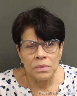Mugshot of Eneyda Yrene Hernandez booked in Orange County, Florida on September 19, 2026