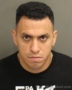 Mugshot of Jose David Lealsoto booked in Orange County, Florida on September 20, 2026