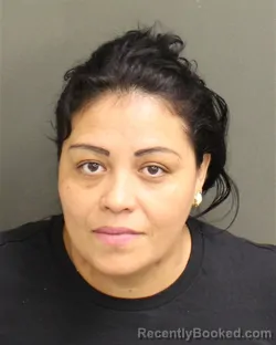 Mugshot of Maribel Mendozaaviles booked in Orange County, Florida on September 21, 2026