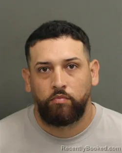 Mugshot of Wilfredo Jr Ruiz booked in Orange County, Florida on September 21, 2026