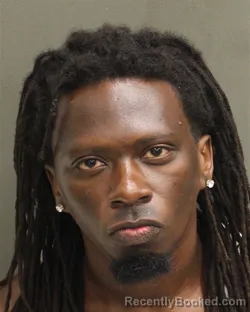 Mugshot of Rejerio Jaquan Burton booked in Orange County, Florida on September 21, 2026
