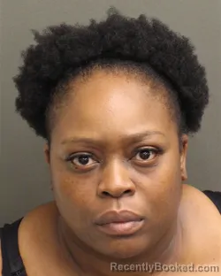 Mugshot of Charlene Nacole Webb booked in Orange County, Florida on September 21, 2026