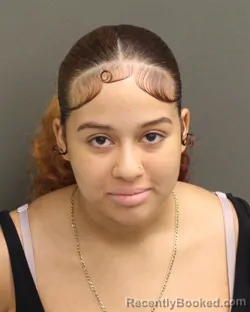 Mugshot of Mikayla Alyse Lambert booked in Orange County, Florida on September 22, 2026