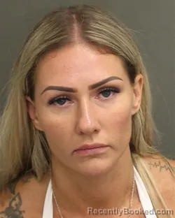 Mugshot of Neringa Koliopoulos booked in Orange County, Florida on September 22, 2026