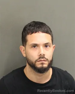Mugshot of Joey Cruz booked in Orange County, Florida on September 22, 2026