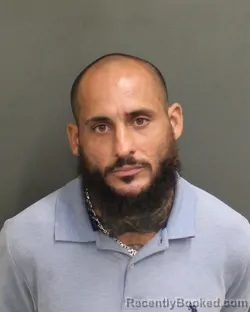 Mugshot of Marcus Anthony Rivera booked in Orange County, Florida on September 23, 2026