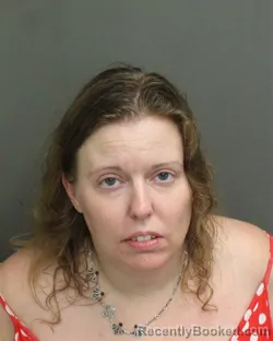 Mugshot of Rachael Mariewood Trujillo booked in Orange County, Florida on September 23, 2026