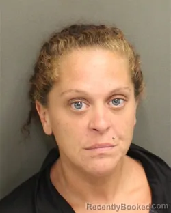 Mugshot of Brittny Leanne Minnucci booked in Orange County, Florida on September 23, 2026