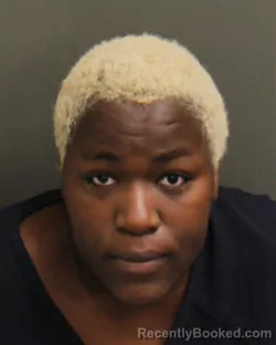 Mugshot of Lashona Vader booked in Orange County, Florida on September 23, 2026