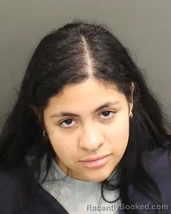 Mugshot of Natalia Marquezgonzalez booked in Orange County, Florida on September 24, 2026