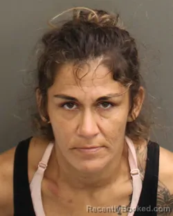 Mugshot of Sara Jo Barraza booked in Orange County, Florida on September 24, 2026