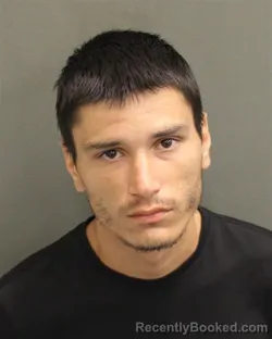 Mugshot of Ruben Jesus Morales booked in Orange County, Florida on September 24, 2026