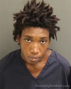 Mugshot of Shemirah Cheyenne Landrum booked in Orange County, Florida on September 24, 2026