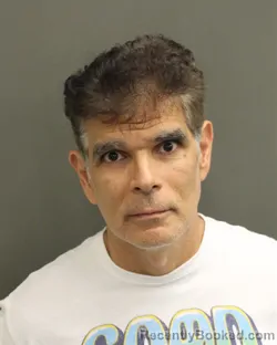 Mugshot of Emir Jesus Matos Camargo booked in Orange County, Florida on September 24, 2026