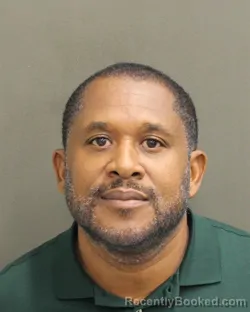 Mugshot of Dominique Andre Davis booked in Orange County, Florida on September 24, 2026