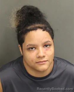 Mugshot of Hailey Marie Ulloa booked in Orange County, Florida on September 24, 2026
