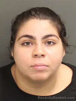 Mugshot of Melani Angelis Morales booked in Orange County, Florida on September 24, 2026