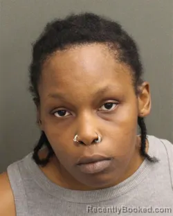 Mugshot of Rashay Alliah Braynen booked in Orange County, Florida on September 25, 2026