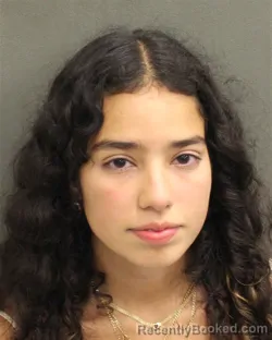 Mugshot of Ally Esther Torrezvasquez booked in Orange County, Florida on September 25, 2026