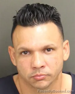 Mugshot of Iliay Rafael Diazveloz booked in Orange County, Florida on September 25, 2026