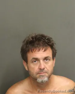 Mugshot of Steven Wayne Bell booked in Orange County, Florida on September 25, 2026