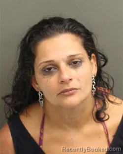 Mugshot of Felicia Marie Mitchell booked in Orange County, Florida on September 25, 2026