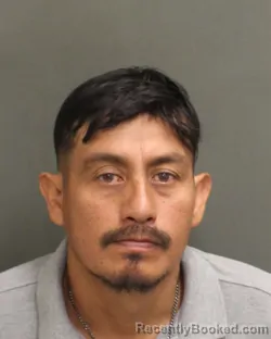 Mugshot of Alberto Diazceron booked in Orange County, Florida on September 26, 2026