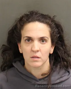 Mugshot of Allison Kaye Andrachak booked in Orange County, Florida on September 26, 2026
