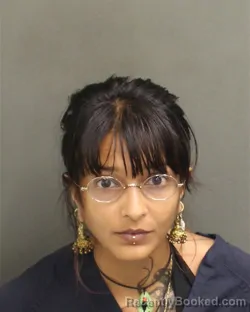 Mugshot of Talia Wynona Baijnauth booked in Orange County, Florida on September 26, 2026