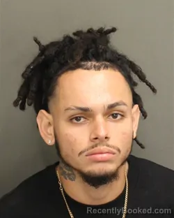 Mugshot of Jovann Moises Garro booked in Orange County, Florida on September 26, 2026