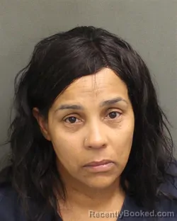 Mugshot of Shanel Marie Davidson booked in Orange County, Florida on September 26, 2026