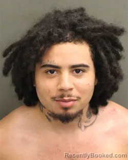 Mugshot of Christopher Jaylen Rizzo booked in Orange County, Florida on September 26, 2026