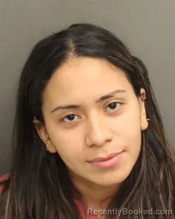 Mugshot of Lourdes Ivanny Cordoba booked in Orange County, Florida on September 26, 2026