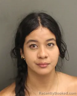 Mugshot of Nashaly Didiana Vargashussain booked in Orange County, Florida on September 26, 2026