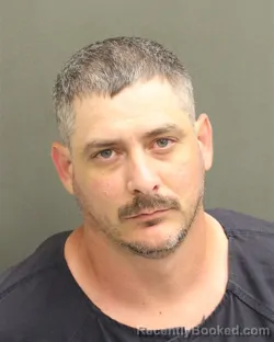 Mugshot of William Damien Gage booked in Orange County, Florida on September 27, 2026