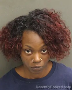 Mugshot of Averyonna Danielle Rozier booked in Orange County, Florida on September 27, 2026